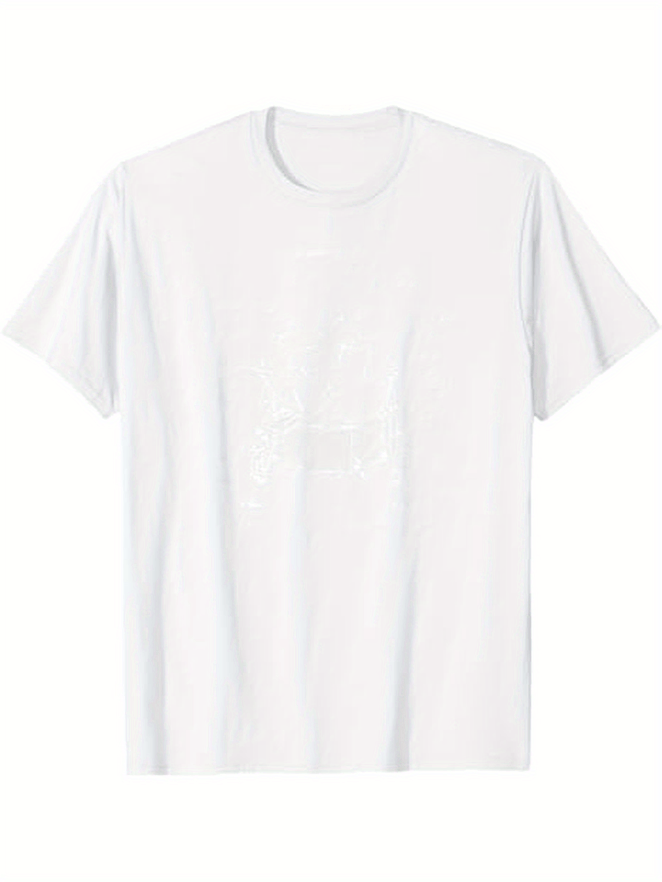 Men's Graphic T-Shirt Mens Vintage Apollo Moon Lander Space Race Graphic T-Shirt - White Retro for SATURN V Rocket Tee Heavyweight 100% Cotton Crewneck Shirt for NASA Fans Astronomy Enthusiasts & Casual Casual Atti