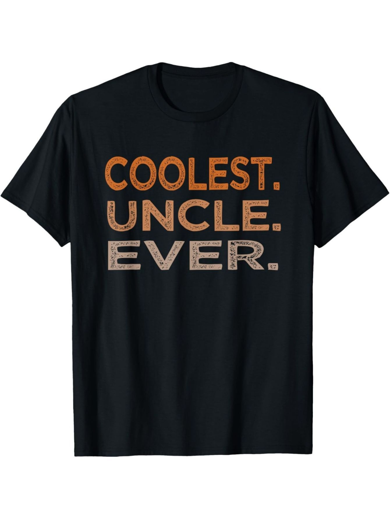Men's Graphic T-Shirt Coolest Uncle Ever Bold Block Letters On Classic T Shirt