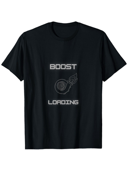Men's Graphic T-Shirt Boost Loading Futuristic Progress Bar With Digital Interface Icon