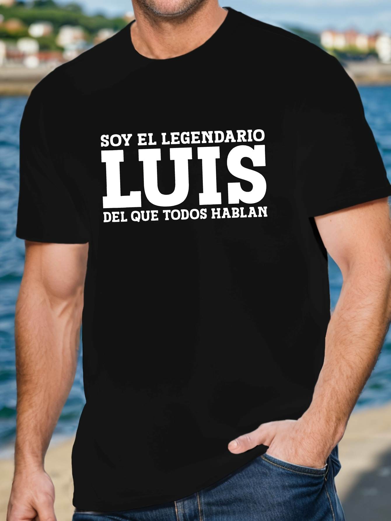 Men's Graphic T-Shirt 100% Cotton High Quality Luis Spanish Legend MenS Short Sleeve Summer Top