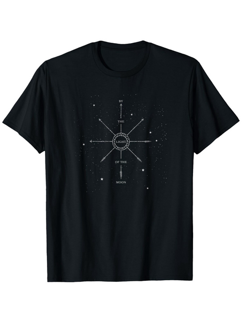 Men's Graphic T-Shirt Geometric Lines And Stars With Radiating Circular Abstract Pattern