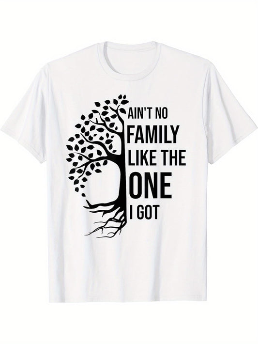 Women's Graphic T-Shirt Aint No Family Like The One I Got Growing Tree With Roots Under Spreading Branches Family Tree