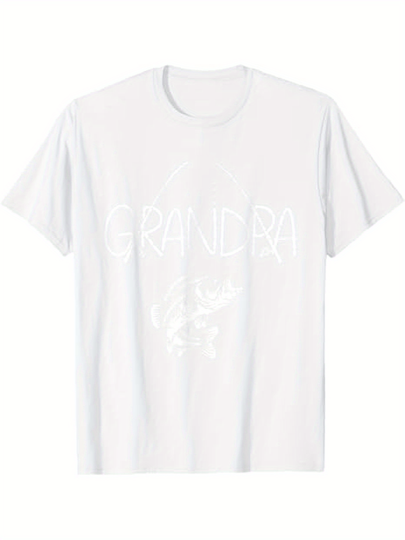 Men's Graphic T-Shirt Grandpa Handwritten Script With Playful Graphic Accents T Shirt