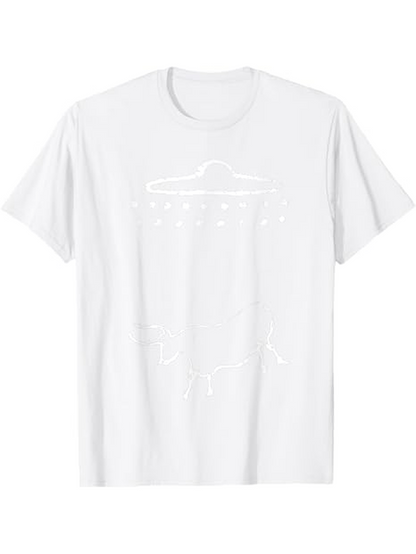 Men's Graphic T-Shirt Minimal White Hanger Outline With Decorative Accents T Shirt