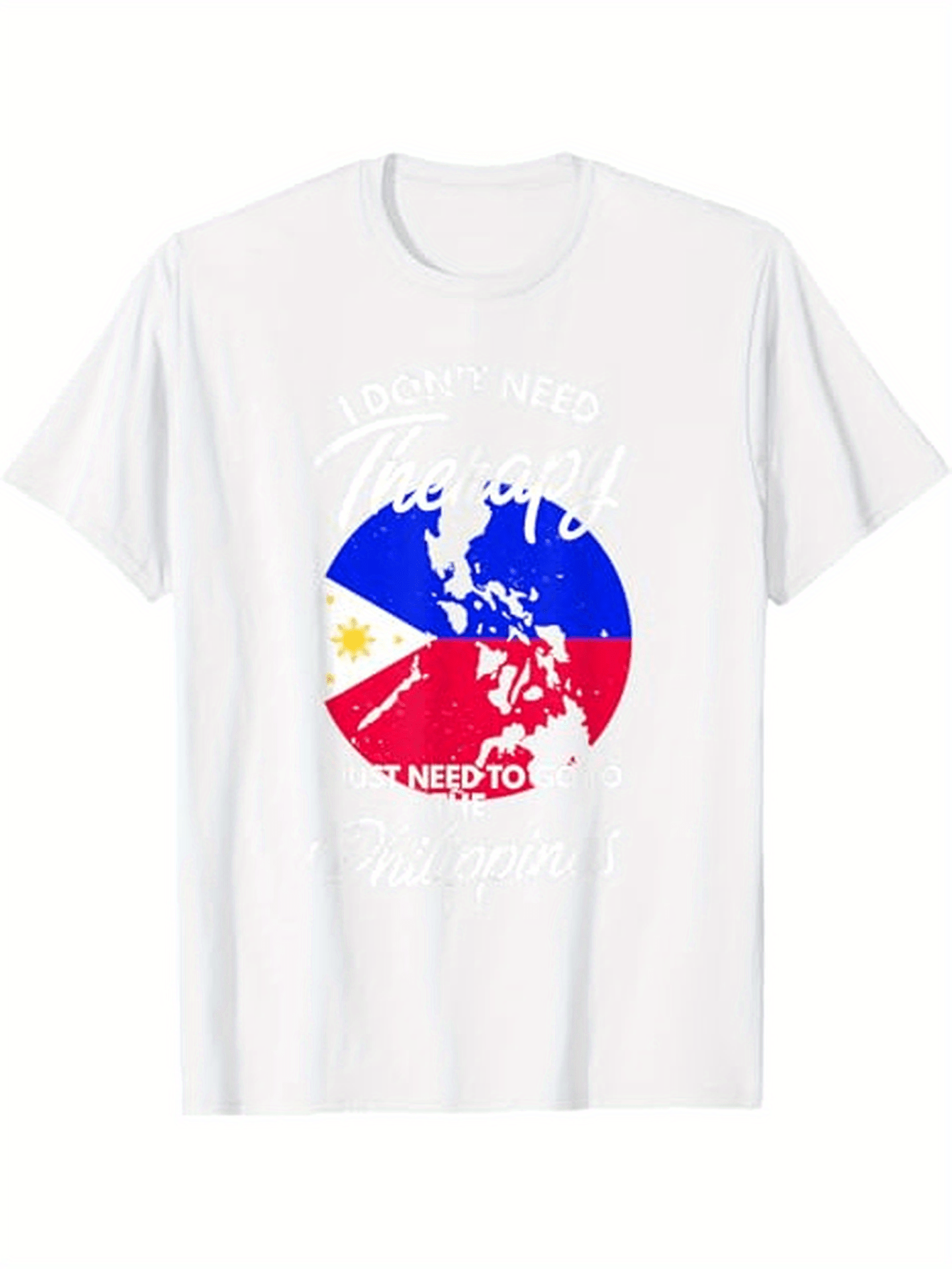 Men's Graphic T-Shirt About Life Need To Travel Adventure With Colorful Flag Map