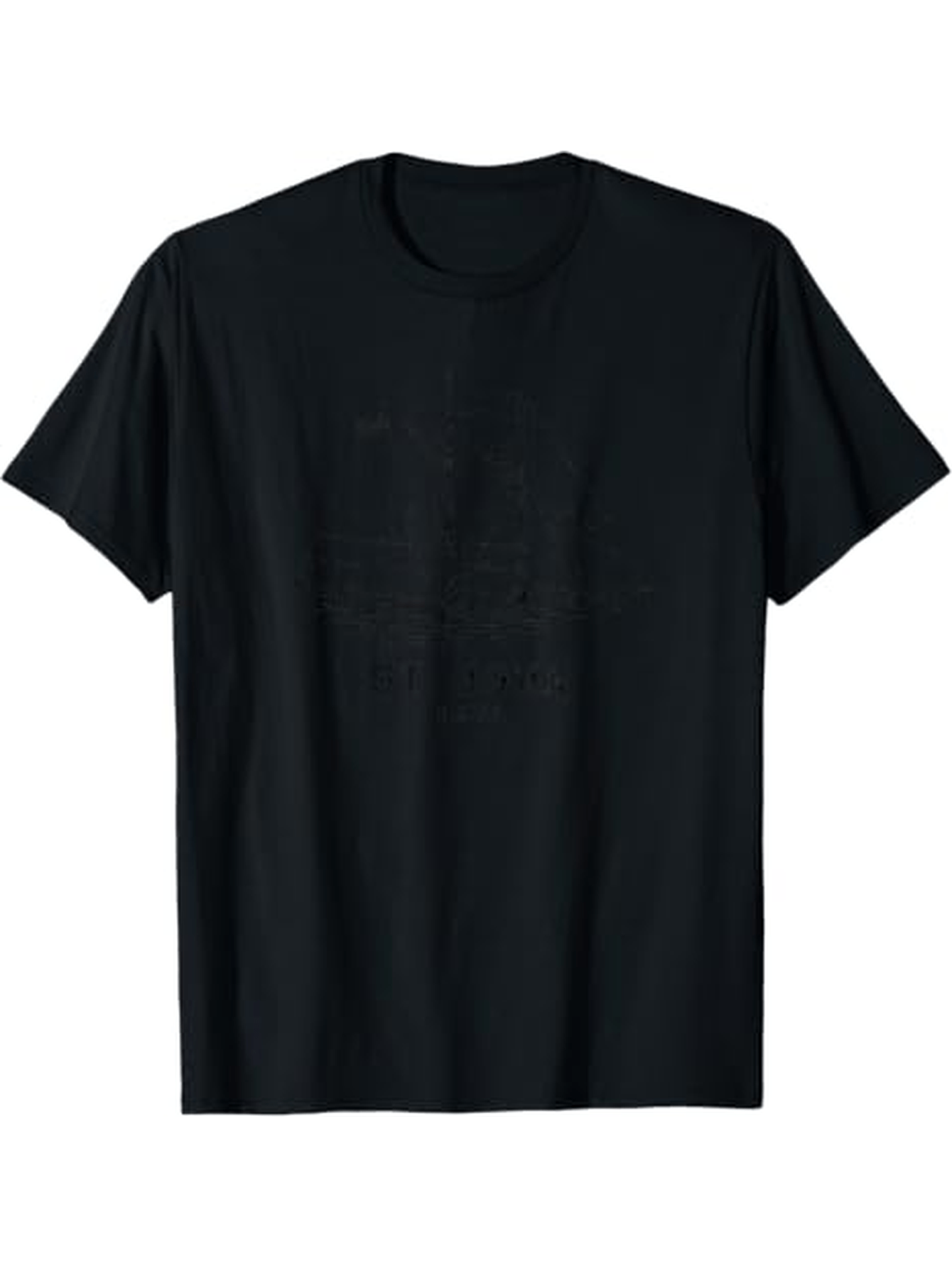 Men's Graphic T-Shirt Vintage blueprint sailboat and lighthouse
