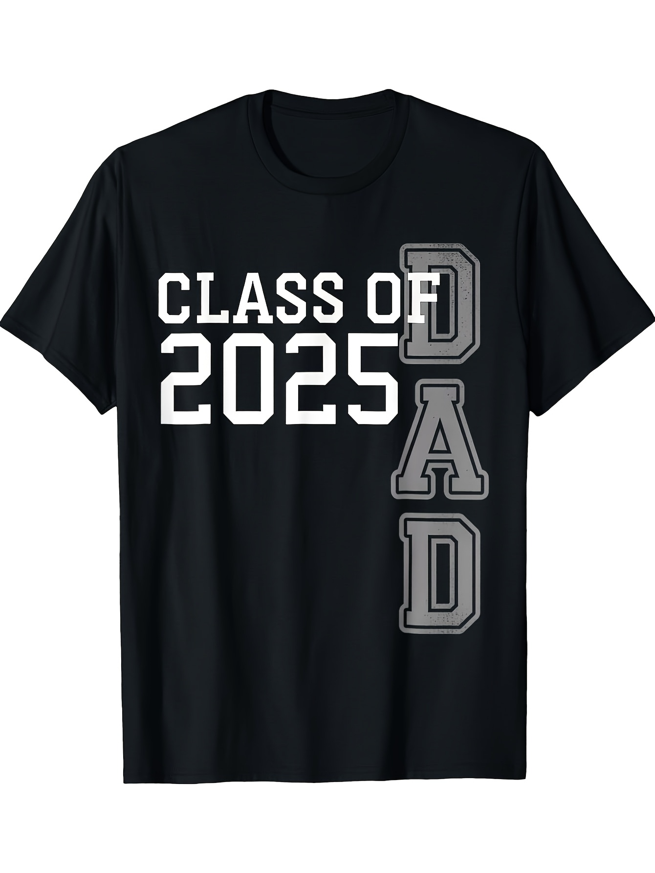 Men's Graphic T-Shirt Class Of 2025 Bold Athletic Lettering For Proud Dad