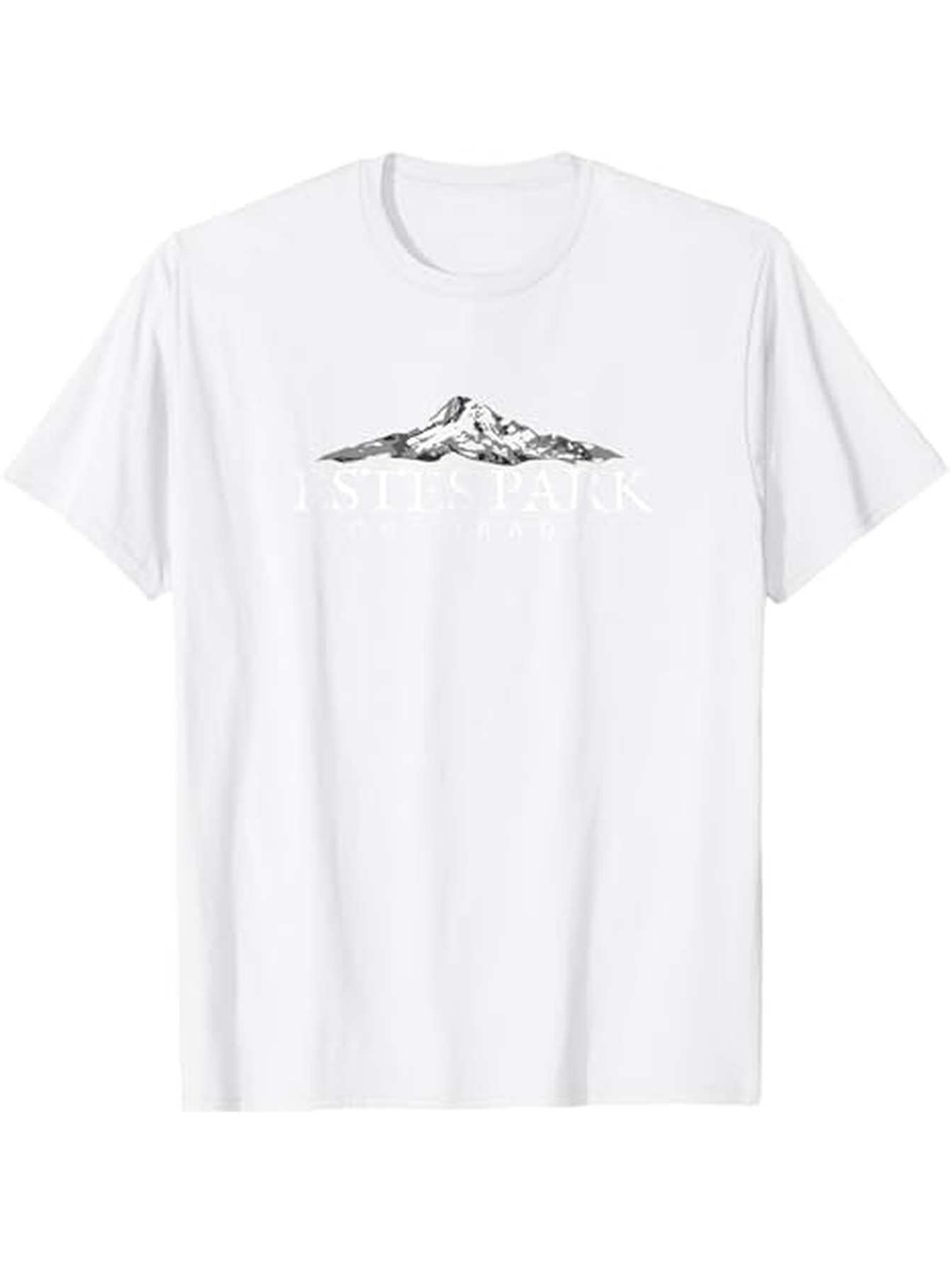 Men's Graphic T-Shirt Snow Capped Rugged Rocky Peaks Under Cloudy Sky Mountain