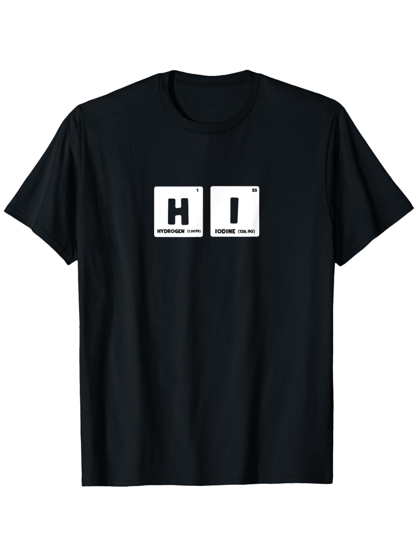 Men's Graphic T-Shirt Chemical Elements Table Inspired Minimalist Typography HI Print