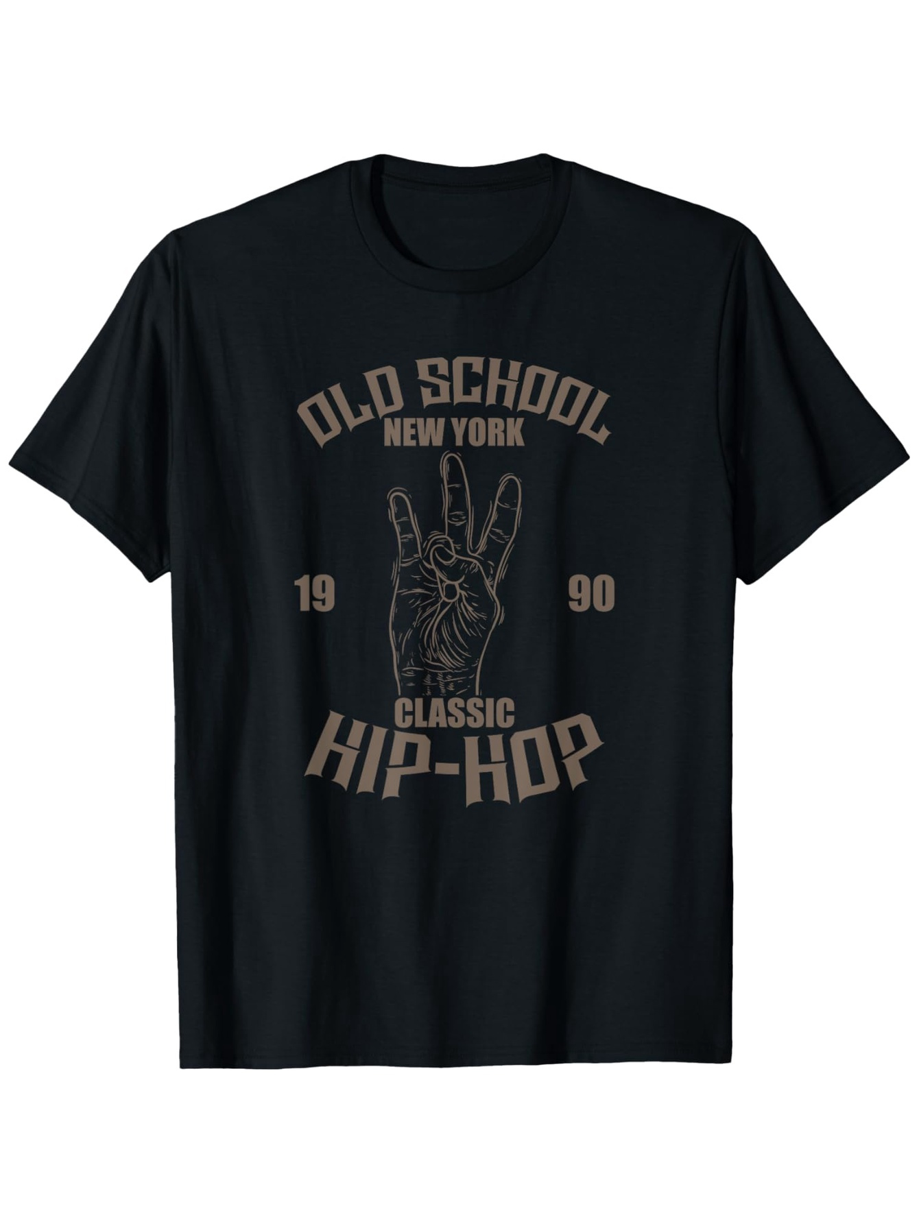 Men's Graphic T-Shirt Old School New York Classic Hip Hop Hand Graphic T Shirt