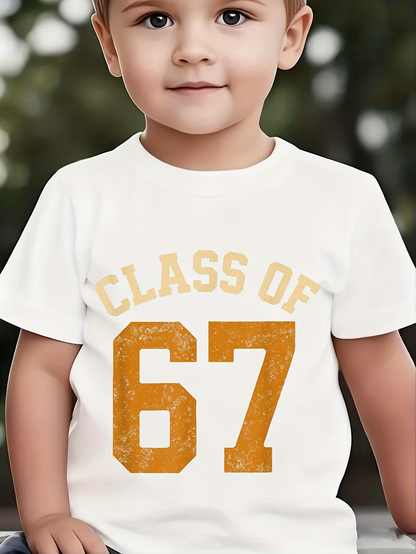 Men's Graphic T-Shirt Class Of Sixty Seven Vintage Style Numbers On Youth Tee
