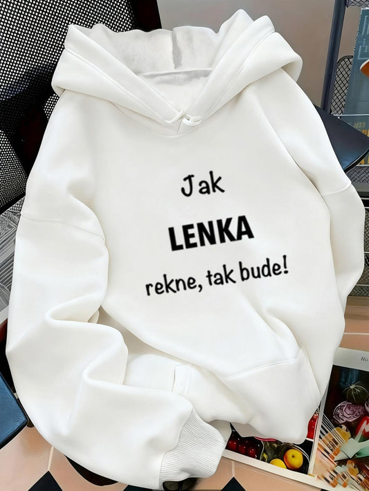 Women's Graphic Hoodie Letter Print