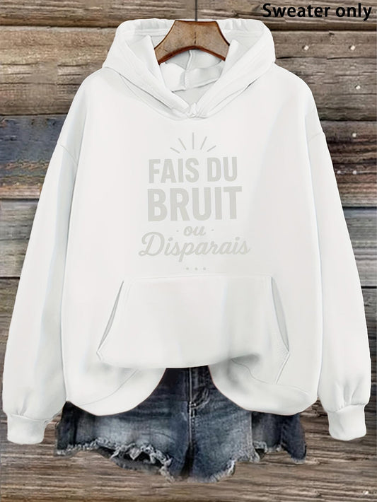 Women's Graphic Hoodie Letter Print