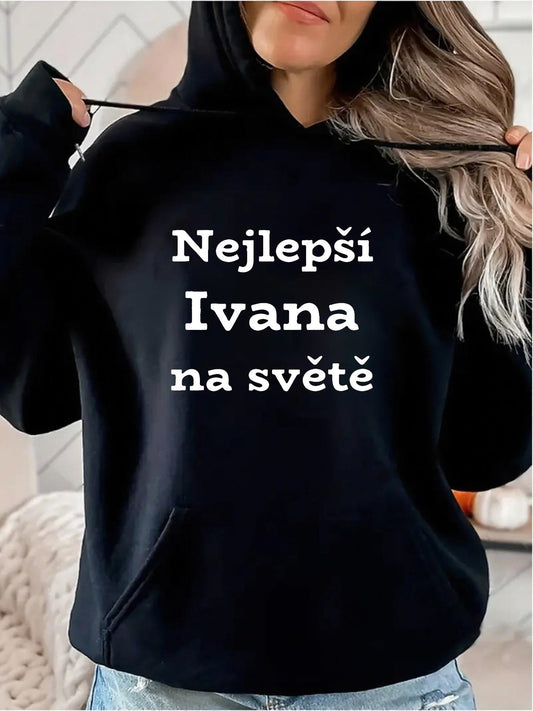 Women's Graphic Hoodie Five-Pointed Star Pattern