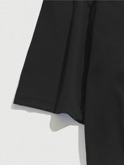 Men's Graphic T-Shirt Vintage Blood Red Sun With Raven And Bleached Human Skull
